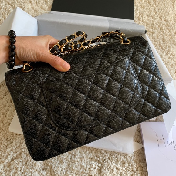 SOLD Chanel classic double flap medium black bag - Picture 5 of 8